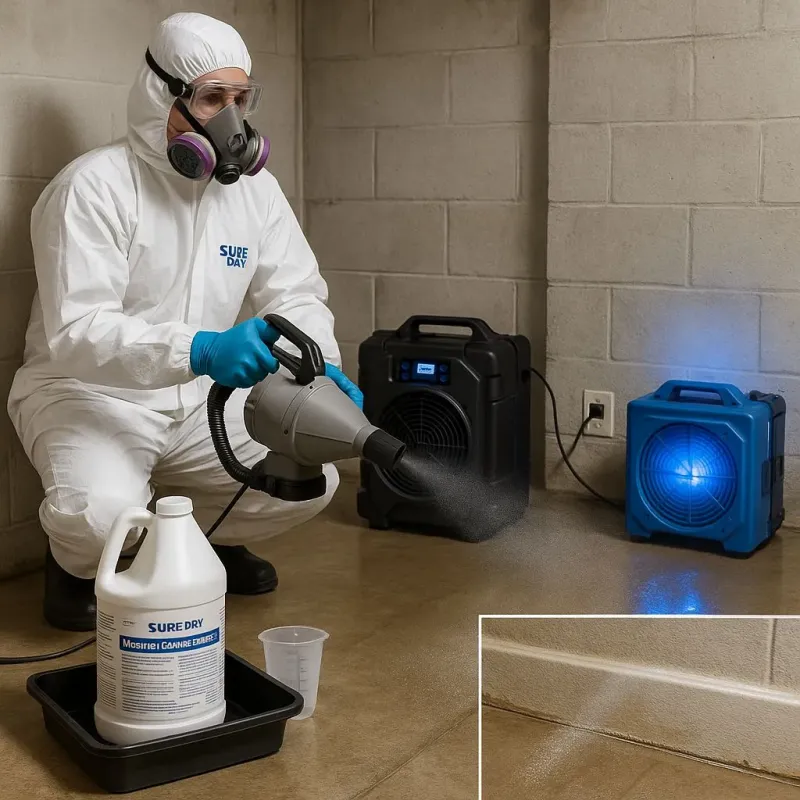Sanitization and Odor Removal process in Atkins, VA